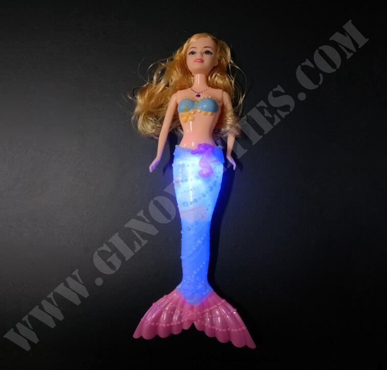 light up mermaid doll